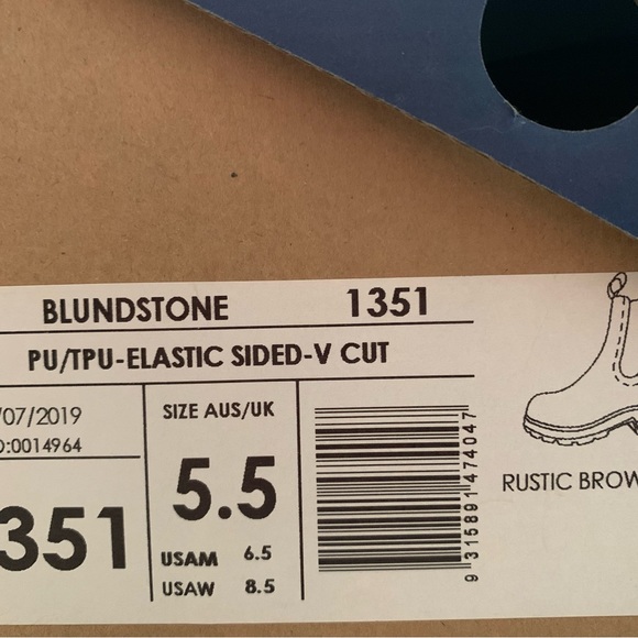 Blundstone Original #1351 Women's Hi Top
Rustic Brown - Picture 6 of 9